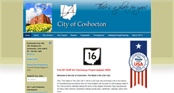 Desktop Screenshot of cityofcoshocton.com